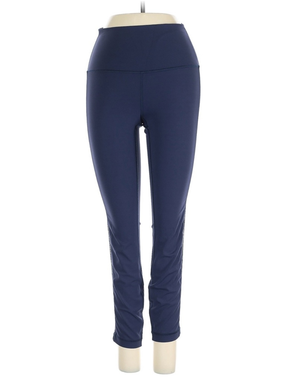 Lululemon Align Cropped Leggings Sz 2 Navy Blue High Waist Clean Girl Aesthetic - Picture 2 of 5
